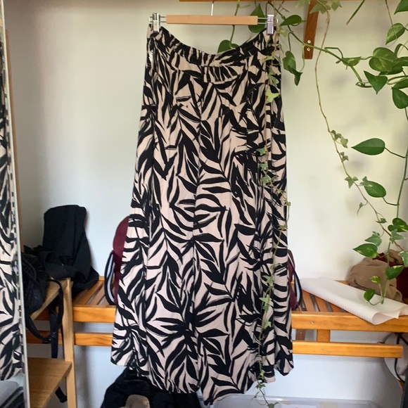 Free People Wide Print Pants - Picture 1 of 4